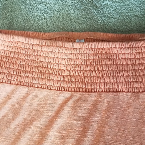 Peach high low maxi skirt - Picture 4 of 4
